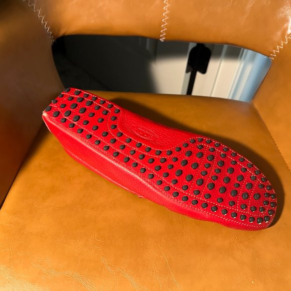 Red Tod\'s Loafers main image 9